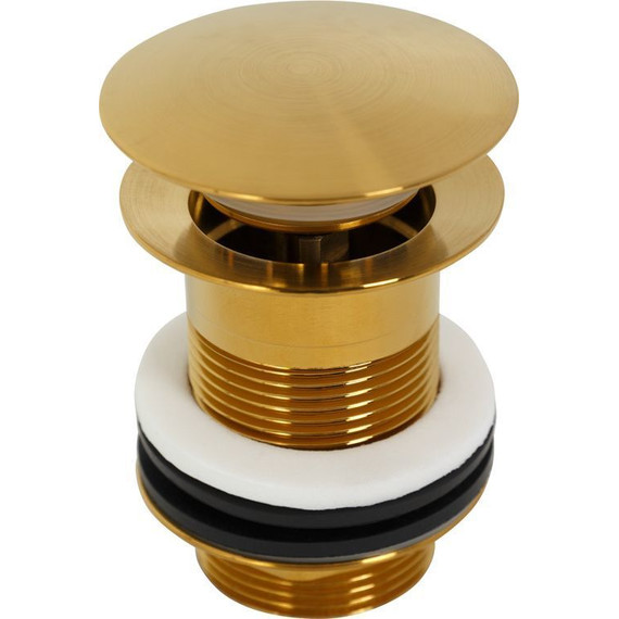 Донный клапан Cezares ECO-SC-BORO, брашированное золото фото 2