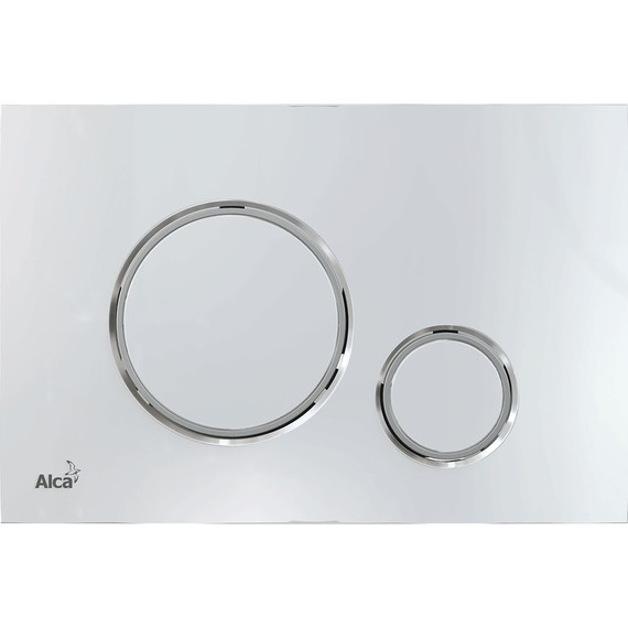Кнопка смыва Alcaplast Thin M771, хром глянец/хром матовый фото 