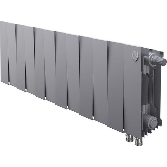 Радиатор Royal Thermo Piano Forte 200 VDR Silver Satin 960х280 мм (12 секций) фото 