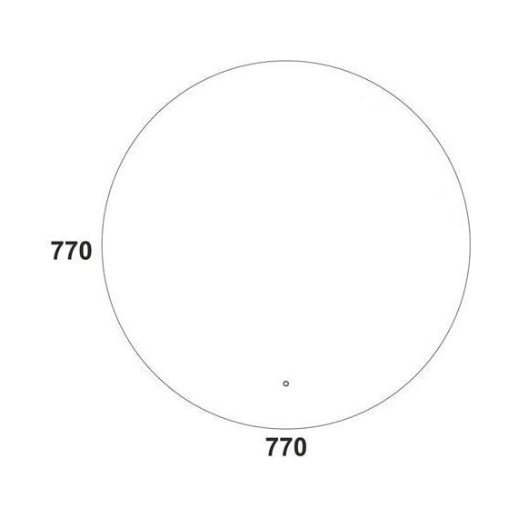 Зеркало Azario Плаза Led 77 см фото 5