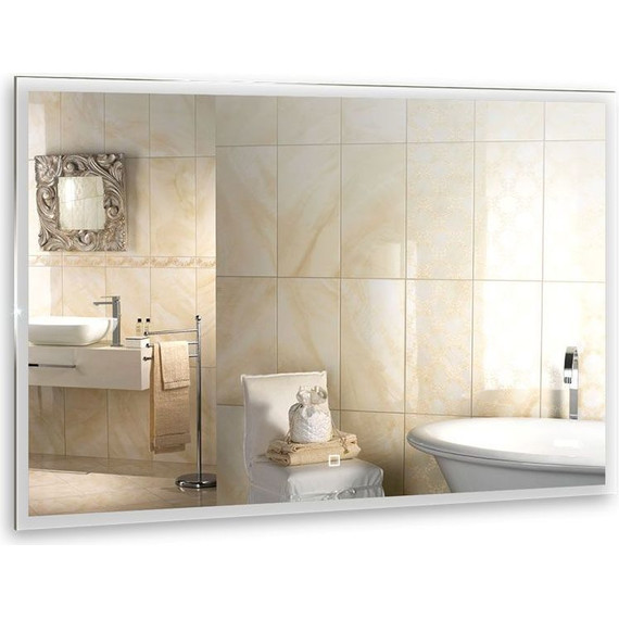 Зеркало Azario Сантана 100 см (с подсветкой и сенсорным выключателем) фото 2