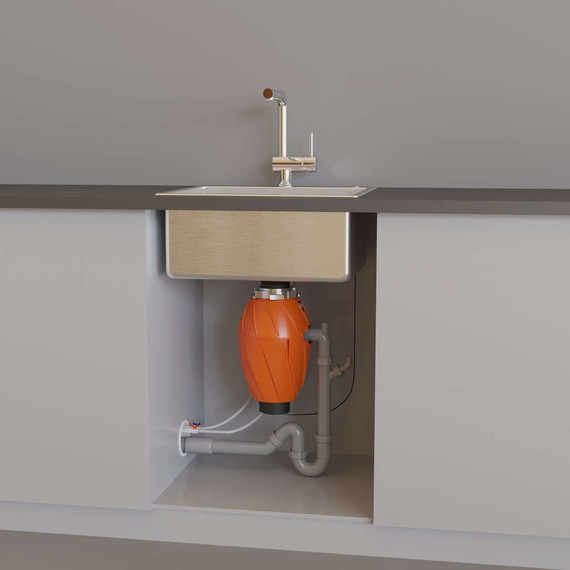 Арматура для измельчителя Omoikiri NA-01 4956655, серый - 2 Арматура для измельчителя Omoikiri NA-01 4956655, серый фото 2