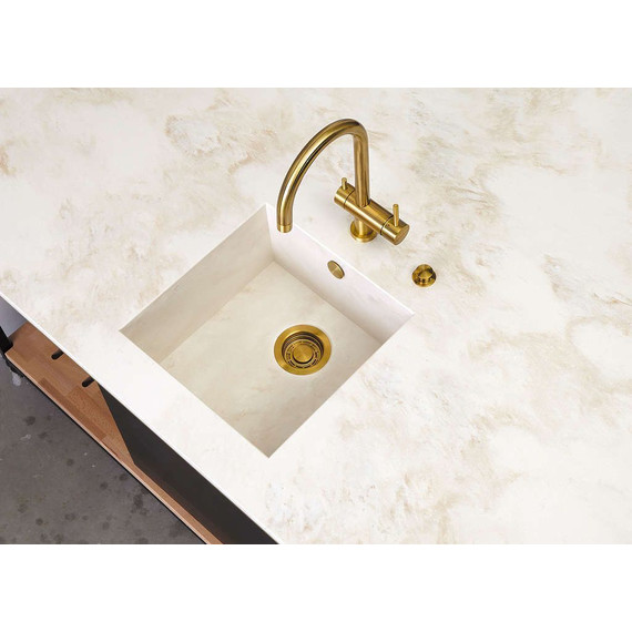 Арматура для кухонной мойки Omoikiri WK-1-CL-R-A AB 4957092, античная латунь фото 3