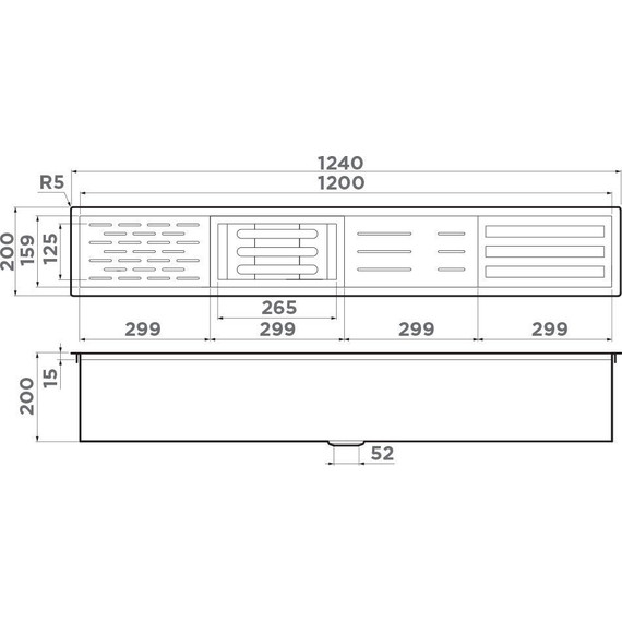 Встраиваемая сушилка для посуды Omoikiri DRY-01 LG 4999012, светлое золото - 3 Встраиваемая сушилка для посуды Omoikiri DRY-01 LG 4999012, светлое золото фото 3