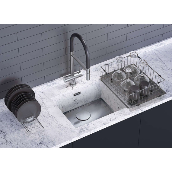 Съемное крыло для моек Omoikiri RE-01 IN 4999016, нержавеющая сталь фото 2