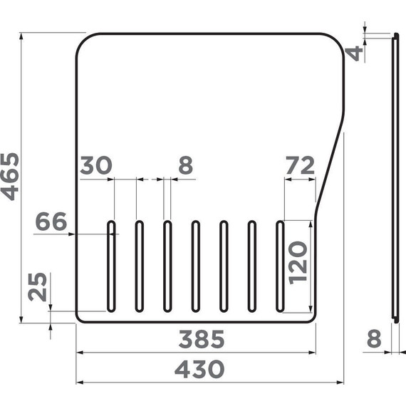 Разделочная доска Omoikiri CB-MARU 86 4999030, дуб фото 5