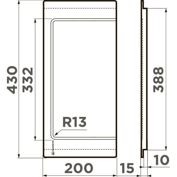 Разделочная доска Omoikiri CB-05-WOOD-M 4999053, венге фото 4
