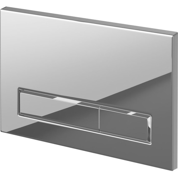 Кнопка смыва Cersanit Blick A64114, хром глянцевый фото 2