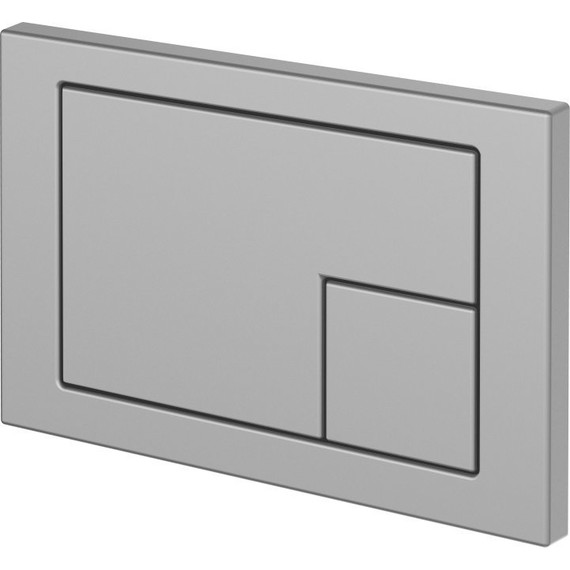 Кнопка смыва Cersanit Corner A64107, хром матовый фото 2