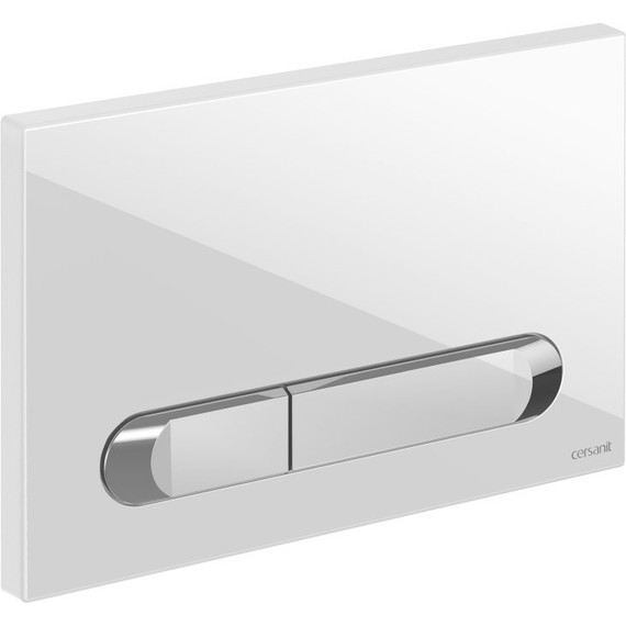 Кнопка смыва Cersanit Estetica A64111, белый/хром фото 2