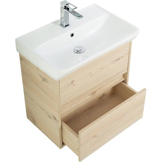 Тумба подвесная с раковиной BelBagno NEON-500-1C-SO-PB 50 см, Pino Bianco - 2 Тумба подвесная с раковиной BelBagno NEON-500-1C-SO-PB 50 см, Pino Bianco фото 2