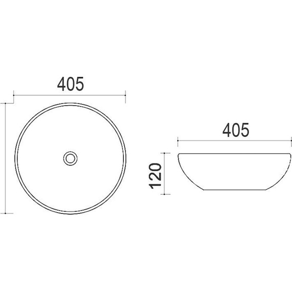Раковина-чаша Azario 40 см AZ-415 фото 3