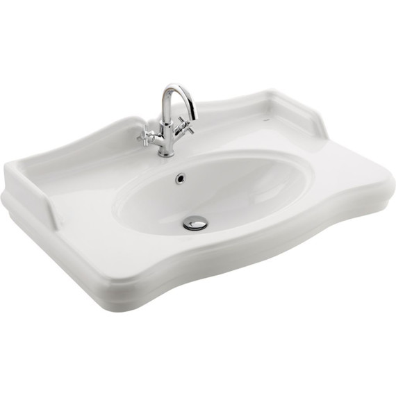 Тумба напольная с раковиной Azario Carolina 90/2 см, белый/серебро - 6 Тумба напольная с раковиной Azario Carolina 90/2 см, белый/серебро фото 6