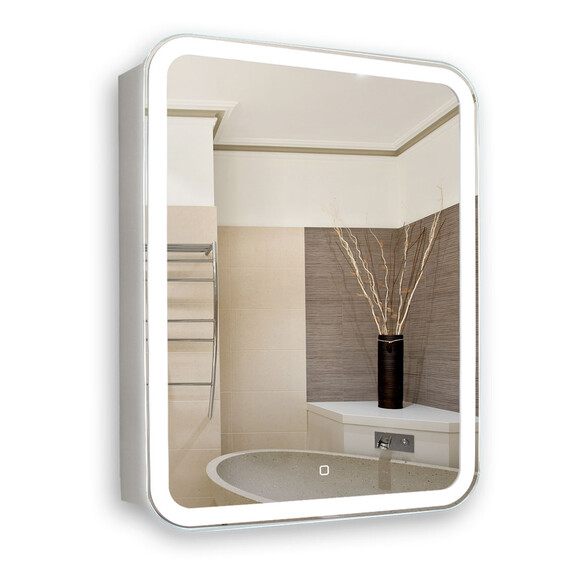 Зеркало-шкаф Azario Фиджи Led 60 см фото 