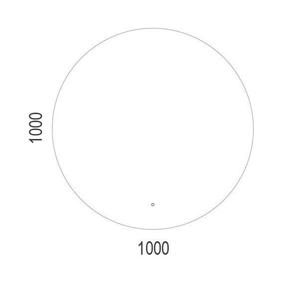 Зеркало Azario Саванна Led 100 см фото 5
