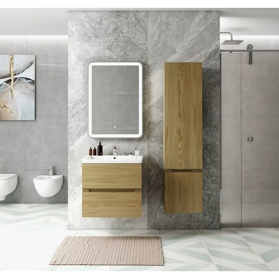 Пенал подвесной Art&Max AM-Techno-1600-AC-SO-LW674-R 40 см, дуб мадейра янтарь - 2 Пенал подвесной Art&Max AM-Techno-1600-AC-SO-LW674-R 40 см, дуб мадейра янтарь фото 2