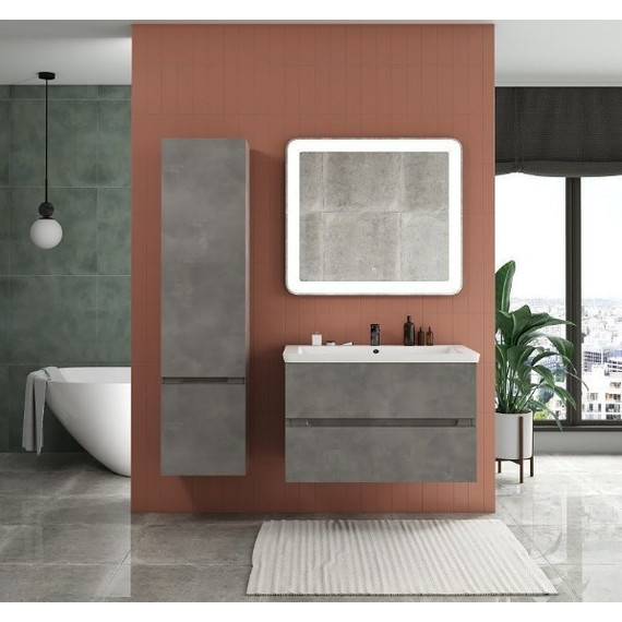 Пенал подвесной Art&Max AM-Techno-1600-AC-SO-FC305-L 40 см, айс какао фото 2