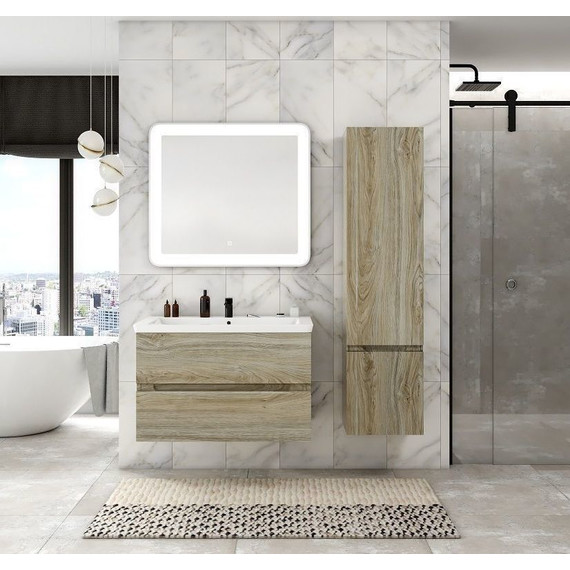 Пенал подвесной Art&Max AM-Techno-1600-AC-SO-LW823-R 40 см, дуб мелфорд фото 2