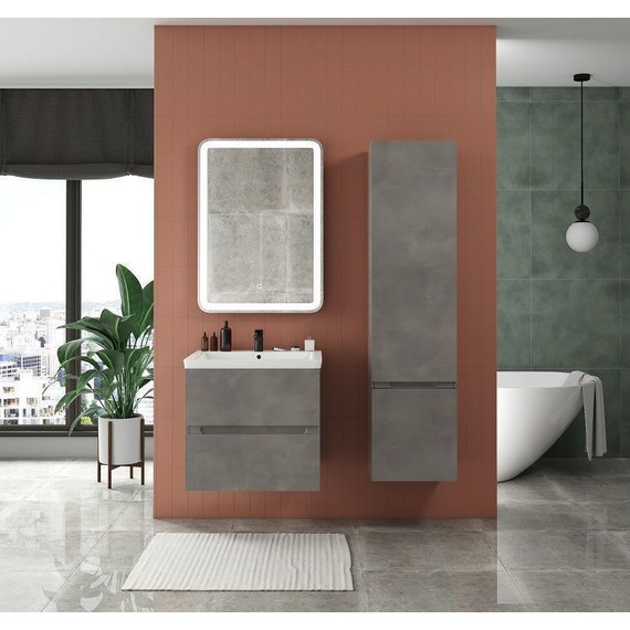 Пенал подвесной Art&Max AM-Techno-1600-AC-SO-FC305-R 40 см, айс какао фото 3