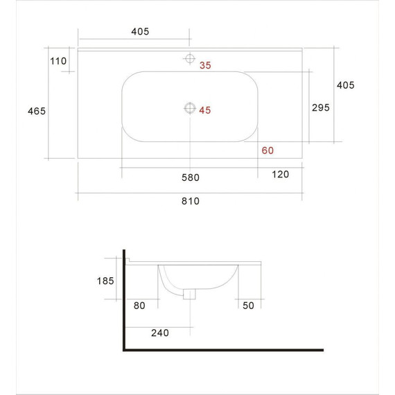 Тумба подвесная с раковиной Art&Max AM-TORINO-800-2C-SO-BR-P 80 см, бран, Цвет фасада: светлое дерево фото 3