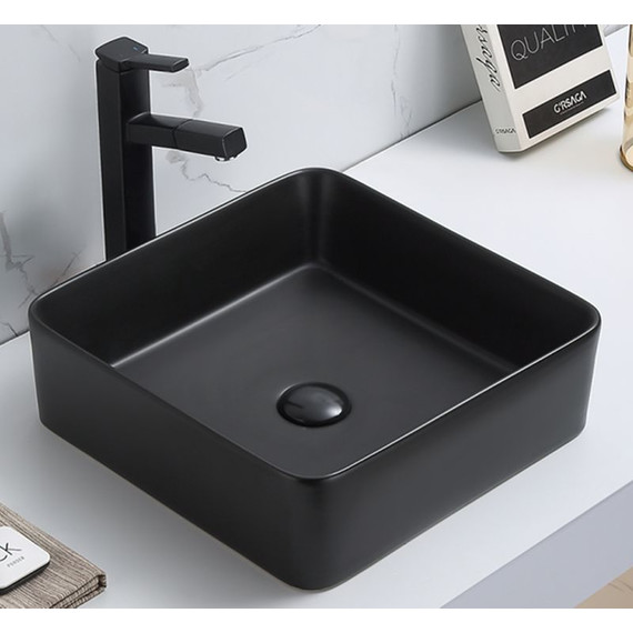 Раковина-чаша Azario 41 см AZ-7050DMB, черный фото 2