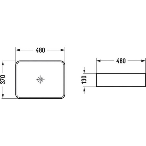 Раковина-чаша Azario 48 см AZ-2074 SP фото 3