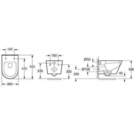 Инсталляция BelBagno BB002-80 с подвесным унитазом BelBagno Tre BB8001CHR/SC - 17 Инсталляция BelBagno BB002-80 с подвесным унитазом BelBagno Tre BB8001CHR/SC фото 17