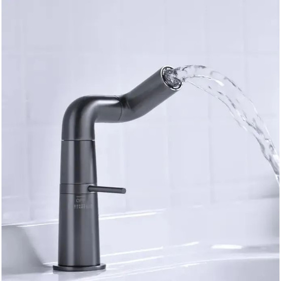 Смеситель для раковины Haiba HB10813-3, графит фото 4