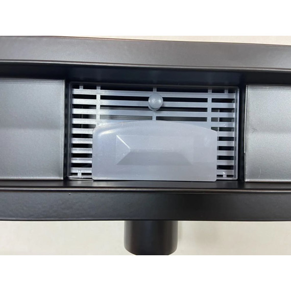 Трап Haiba 50 см HB93500-7, нержавеющая сталь, чёрный матовый фото 8