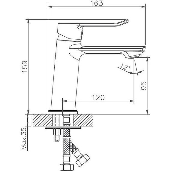 Смеситель для раковины Haiba HB10556 фото 2