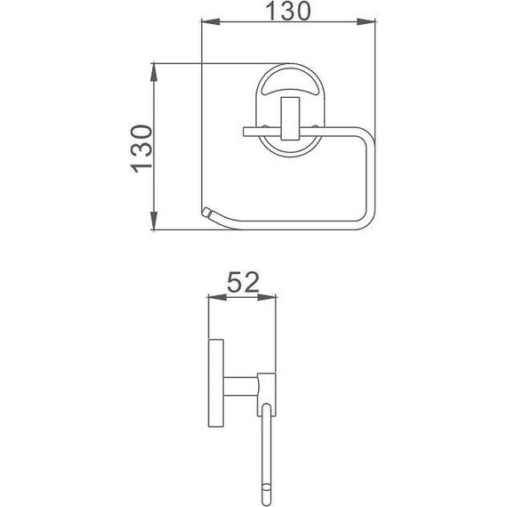 Держатель для туалетной бумаги Haiba HB1903-3 фото 2