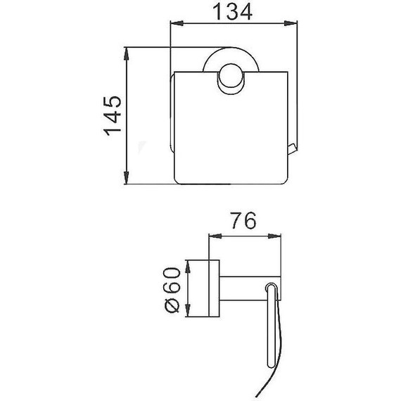 Держатель для туалетной бумаги Haiba HB8303 фото 2