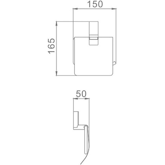 Держатель для туалетной бумаги Haiba HB8803 - 2 Держатель для туалетной бумаги Haiba HB8803 фото 2