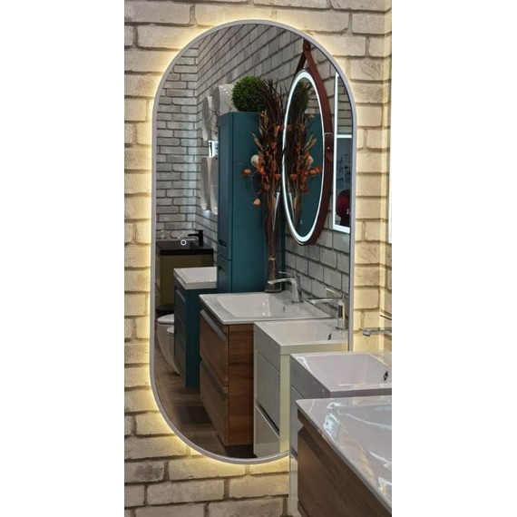 Зеркало Art&Max Bari Led 150 см AM-Bar-700-1500-DS-C-White фото 4