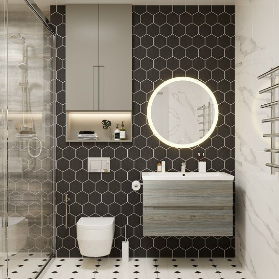 Зеркало Art&Max Bolzano Led 78 см AM-Boz-780-DS-C фото 2