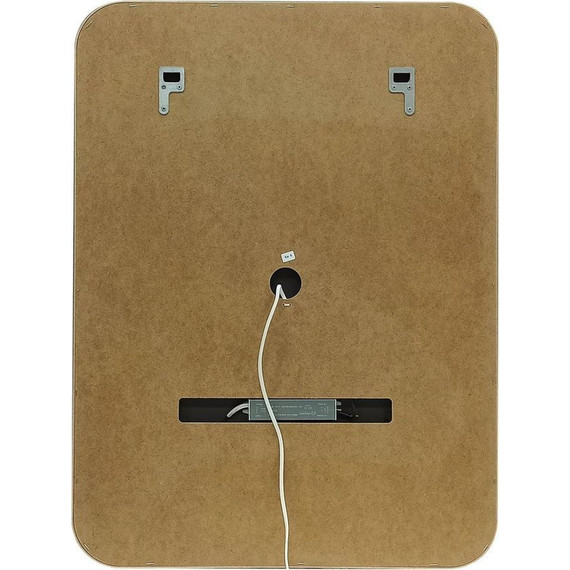 Зеркало Art&Max Genova Led 60 см AM-Gen-600-800-DS-F-H, черный матовый - 4 Зеркало Art&Max Genova Led 60 см AM-Gen-600-800-DS-F-H, черный матовый фото 4