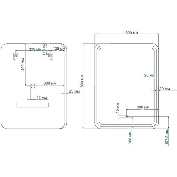 Зеркало Art&Max Genova Led 60 см AM-Gen-600-800-DS-F-H, черный матовый - 5 Зеркало Art&Max Genova Led 60 см AM-Gen-600-800-DS-F-H, черный матовый фото 5