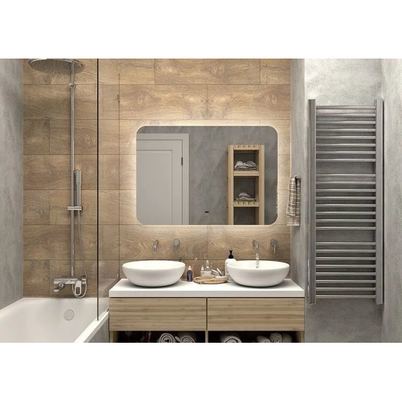 Зеркало Art&Max Ravenna Led 100 см AM-Rav-1000-700-DS-F фото 2