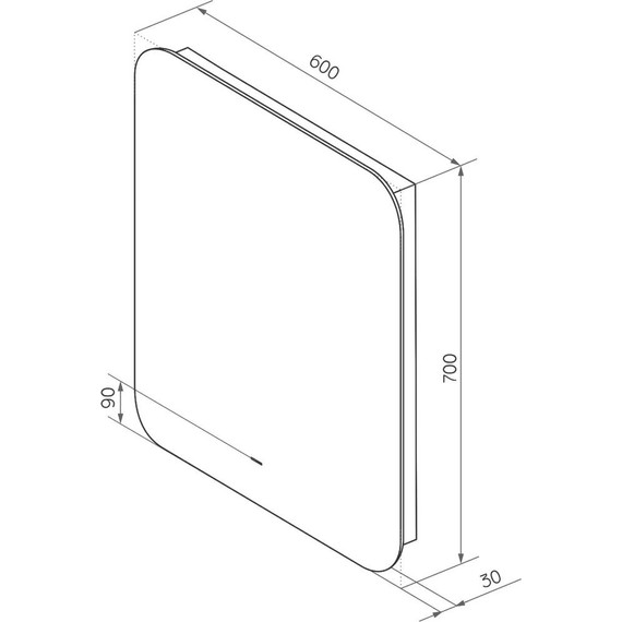 Зеркало Art&Max Ravenna Led 60 см AM-Rav-600-700-DS-F - 7 Зеркало Art&Max Ravenna Led 60 см AM-Rav-600-700-DS-F фото 7