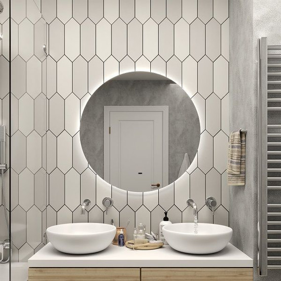 Зеркало Art&Max Sanremo Led 100 см AM-San-1000-DS-F фото 3