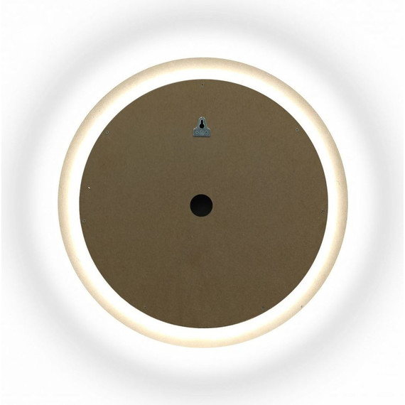 Зеркало Art&Max Napoli Led 60 см AM-Nap-600-DS-F-White, белый матовый фото 8