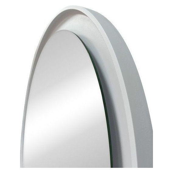 Зеркало Art&Max Napoli Led 60 см AM-Nap-600-DS-F-White, белый матовый фото 9