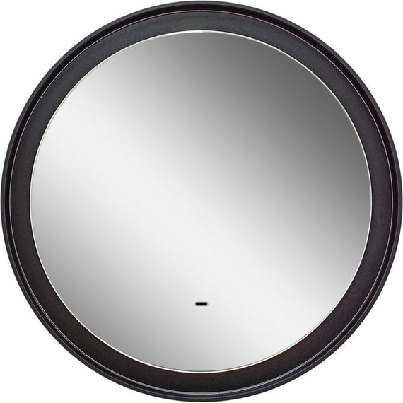 Зеркало Art&Max Napoli Led 100 см AM-Nap-1000-DS-F, черный матовый фото 