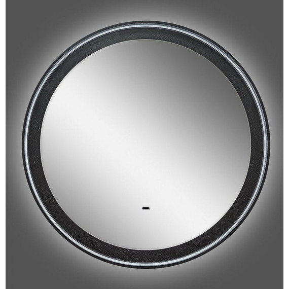 Зеркало Art&Max Napoli Led 100 см AM-Nap-1000-DS-F, черный матовый фото 7