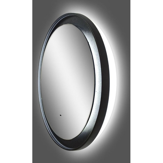 Зеркало Art&Max Napoli Led 100 см AM-Nap-1000-DS-F, черный матовый фото 9