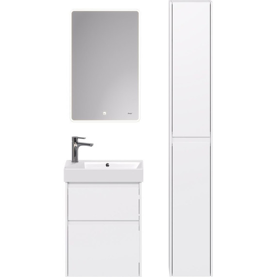 Тумба универсальная с раковиной Dreja Slim 55 см 99.0400, белый глянцевый - 10 Тумба универсальная с раковиной Dreja Slim 55 см 99.0400, белый глянцевый фото 10