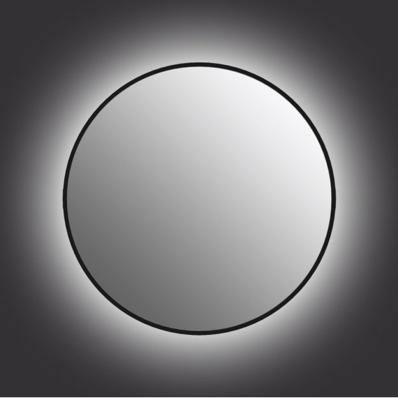 Зеркало Cersanit Eclipse Smart Led 90 см A64148, черный - 2 Зеркало Cersanit Eclipse Smart Led 90 см A64148, черный фото 2