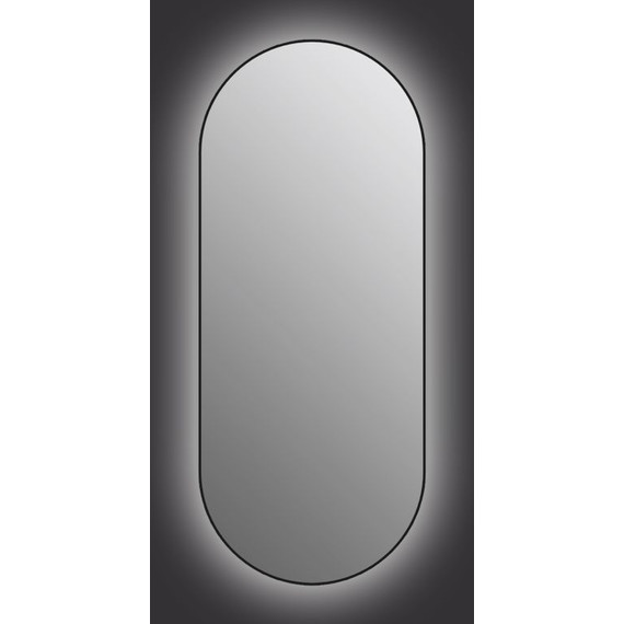 Зеркало Cersanit Eclipse Smart Led 50 см 64151, черный - 2 Зеркало Cersanit Eclipse Smart Led 50 см 64151, черный фото 2