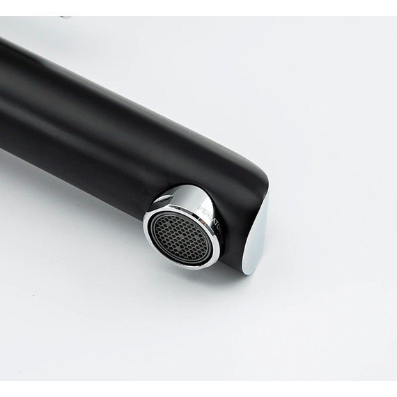 Смеситель для раковины высокий Gappo G1003-16, черный/хром - 3 Смеситель для раковины высокий Gappo G1003-16, черный/хром фото 3