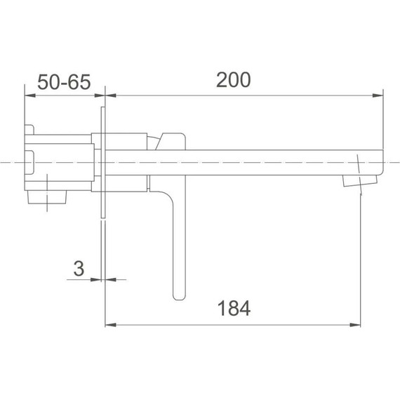 Смеситель для раковины настенный Gappo Futura G1017-12, белый/хром фото 8